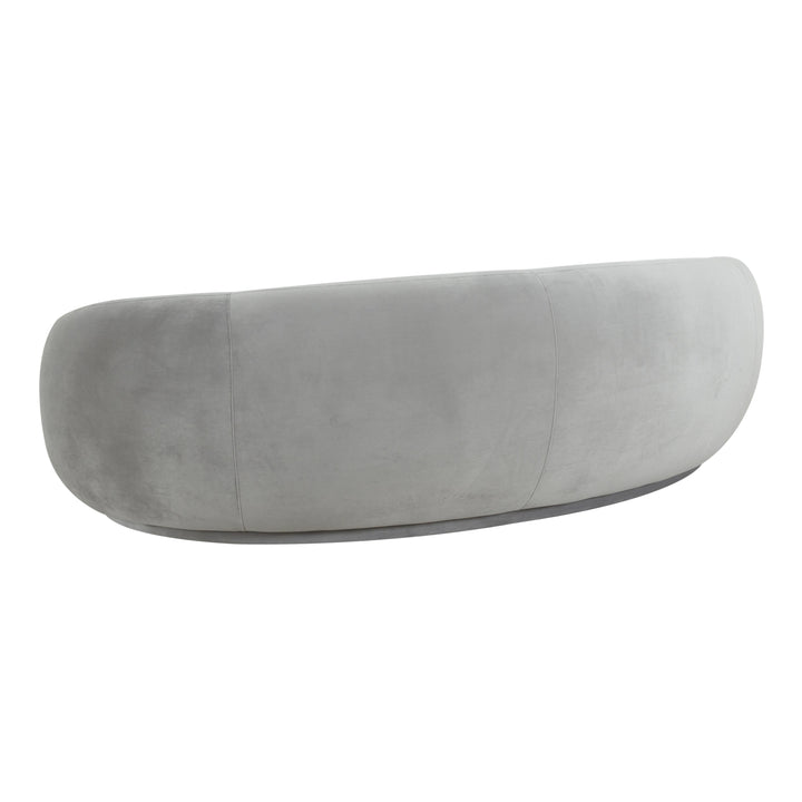 TOV Furniture Kendall Light Grey Velvet Sofa SOFAS + SECTIONALS