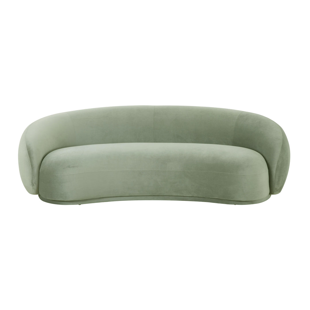 American Home Furniture | TOV Furniture - Kendall Moss Green Velvet Sofa