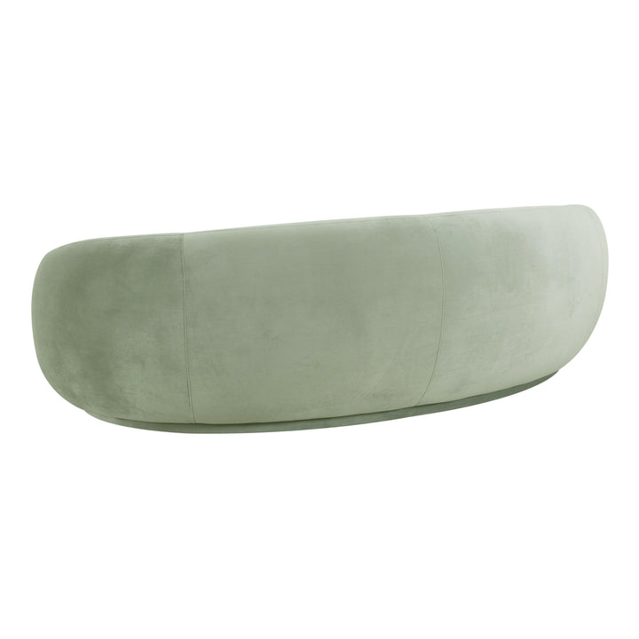 TOV Furniture Kendall Moss Green Velvet Sofa SOFAS + SECTIONALS