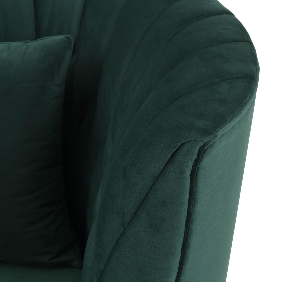 American Home Furniture | TOV Furniture - Eva Forest Green Velvet Sofa