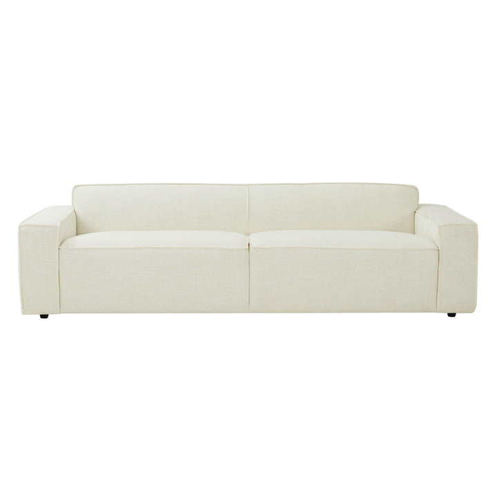 American Home Furniture | TOV Furniture - Olafur Cream Linen Sofa