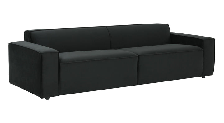 American Home Furniture | TOV Furniture - Olafur Black Velvet Sofa