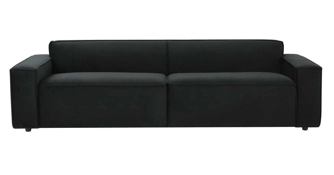 American Home Furniture | TOV Furniture - Olafur Black Velvet Sofa
