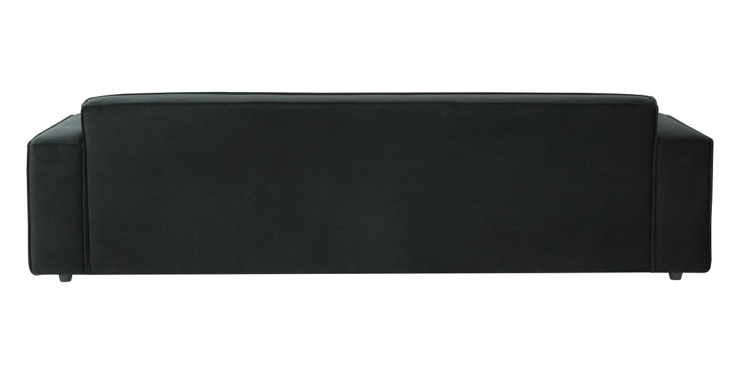TOV Furniture Olafur Black Velvet Sofa SOFAS + SECTIONALS