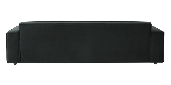 TOV Furniture Olafur Black Velvet Sofa SOFAS + SECTIONALS