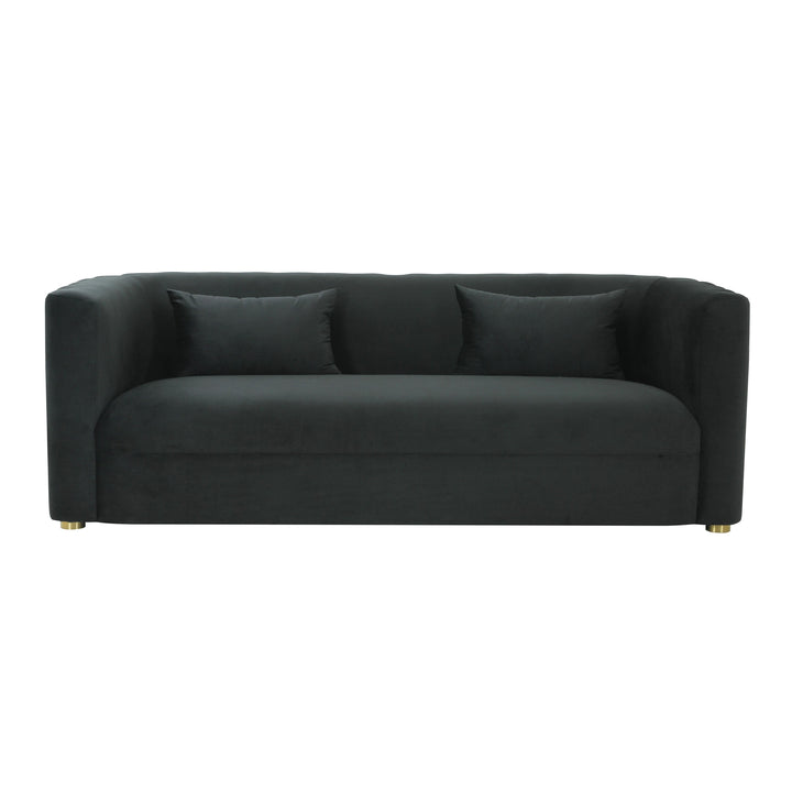 American Home Furniture | TOV Furniture - Callie Black Velvet Sofa