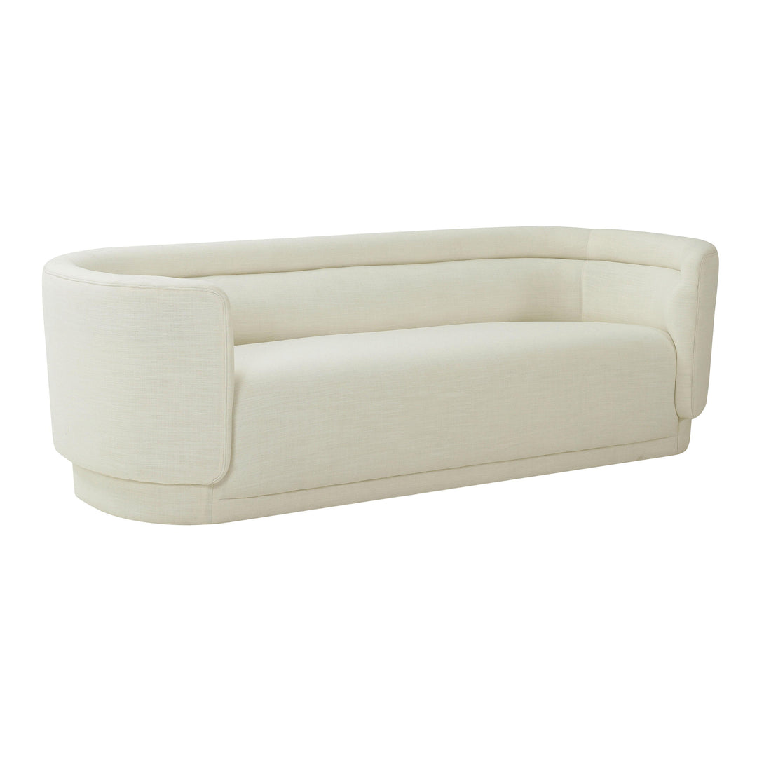 American Home Furniture | TOV Furniture - Macie Cream Linen Sofa