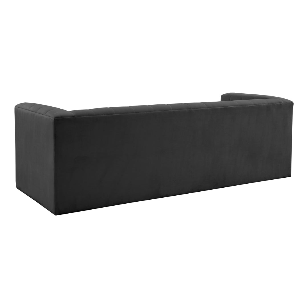 American Home Furniture | TOV Furniture - Norah Black Velvet Sofa