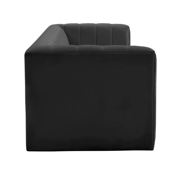 American Home Furniture | TOV Furniture - Norah Black Velvet Sofa