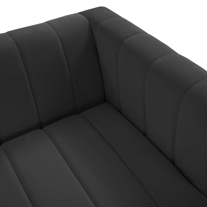 American Home Furniture | TOV Furniture - Norah Black Velvet Sofa