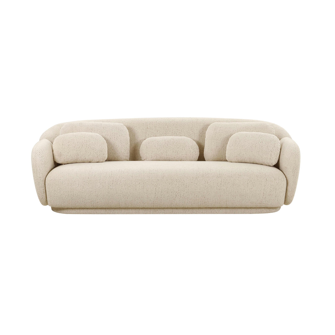 TOV Furniture Misty Cream Boucle Sofa SOFAS + SECTIONALS