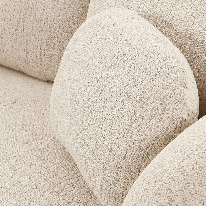 TOV Furniture Misty Cream Boucle Sofa SOFAS + SECTIONALS