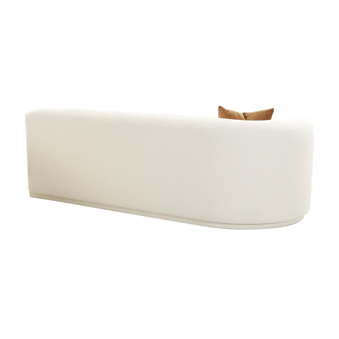 TOV Furniture Fickle Cream Boucle Modular LAF Loveseat LOVESEATS + CHAISES