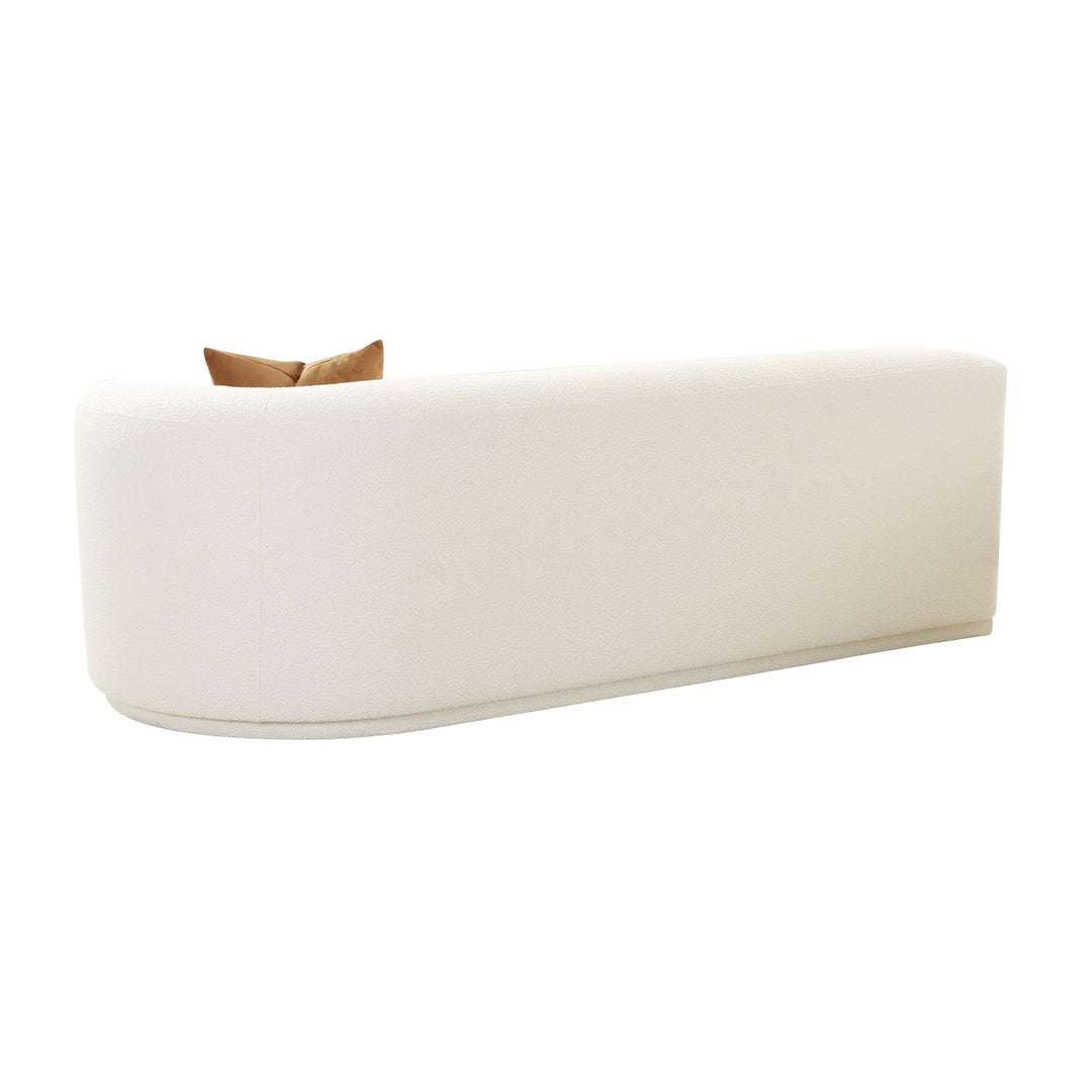 TOV Furniture Fickle Cream Boucle Modular RAF Loveseat LOVESEATS + CHAISES