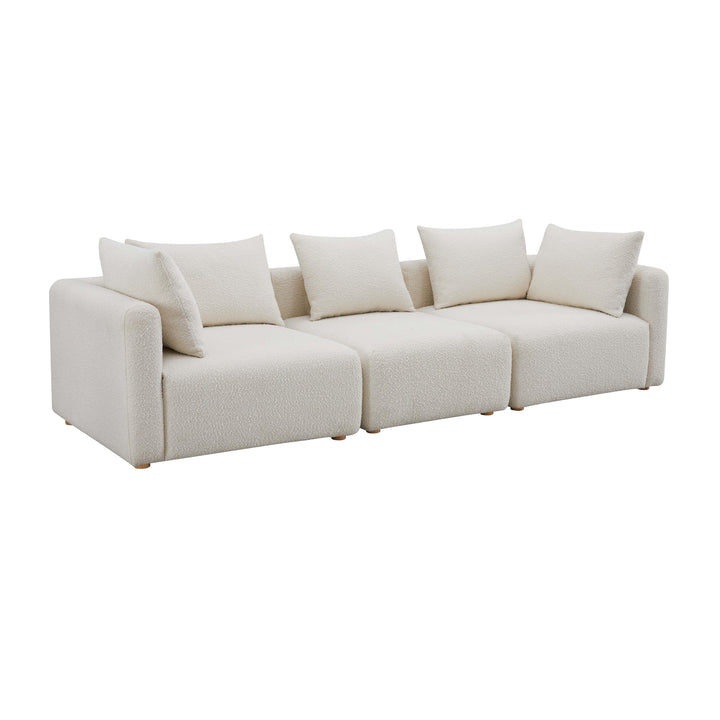 American Home Furniture | TOV Furniture - Hangover Cream Boucle Sofa