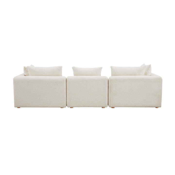 TOV Furniture Hangover Cream Boucle Sofa SOFAS + SECTIONALS