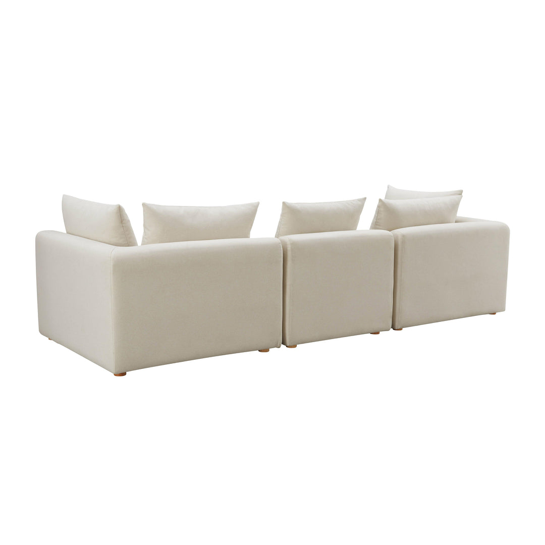 American Home Furniture | TOV Furniture - Hangover Cream Linen Sofa