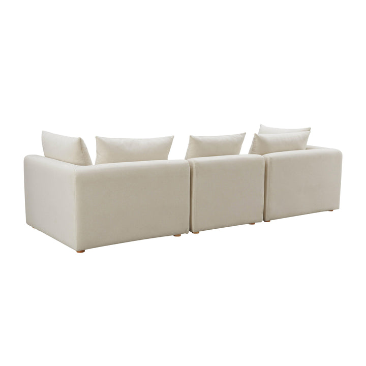 American Home Furniture | TOV Furniture - Hangover Cream Linen Sofa