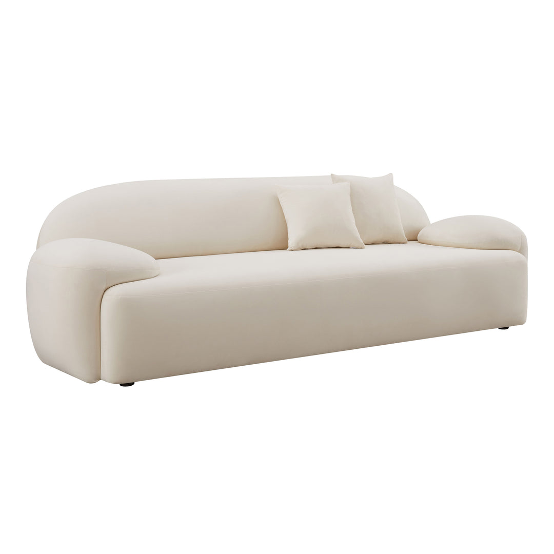 American Home Furniture | TOV Furniture - Allegra Cream Velvet Sofa
