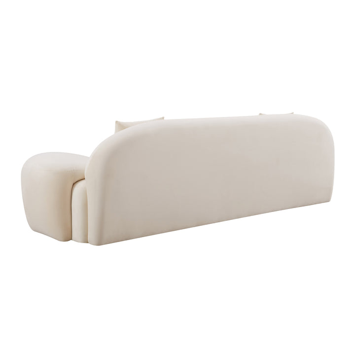 American Home Furniture | TOV Furniture - Allegra Cream Velvet Sofa