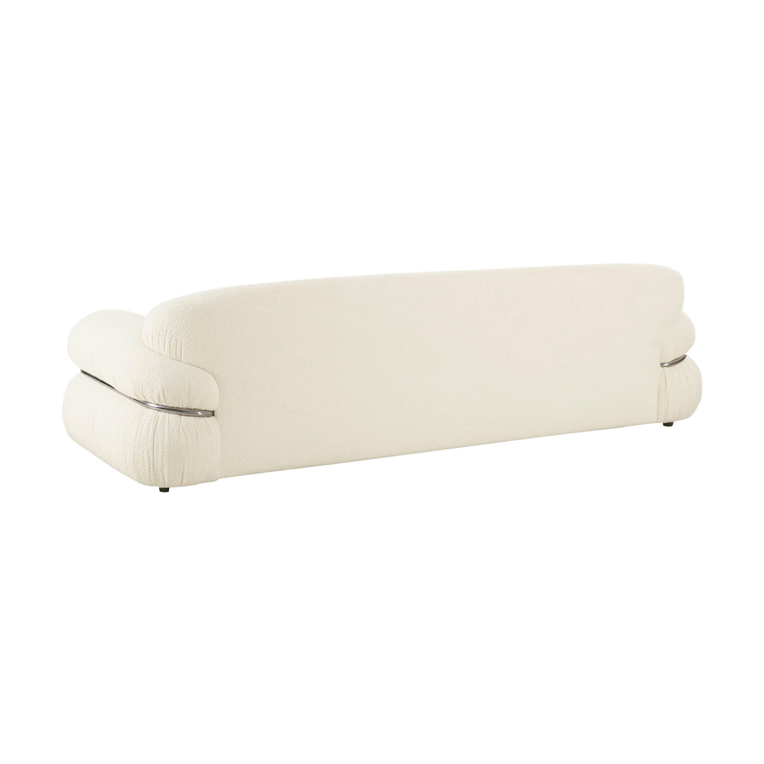 American Home Furniture | TOV Furniture - Leyla Cream Boucle Sofa