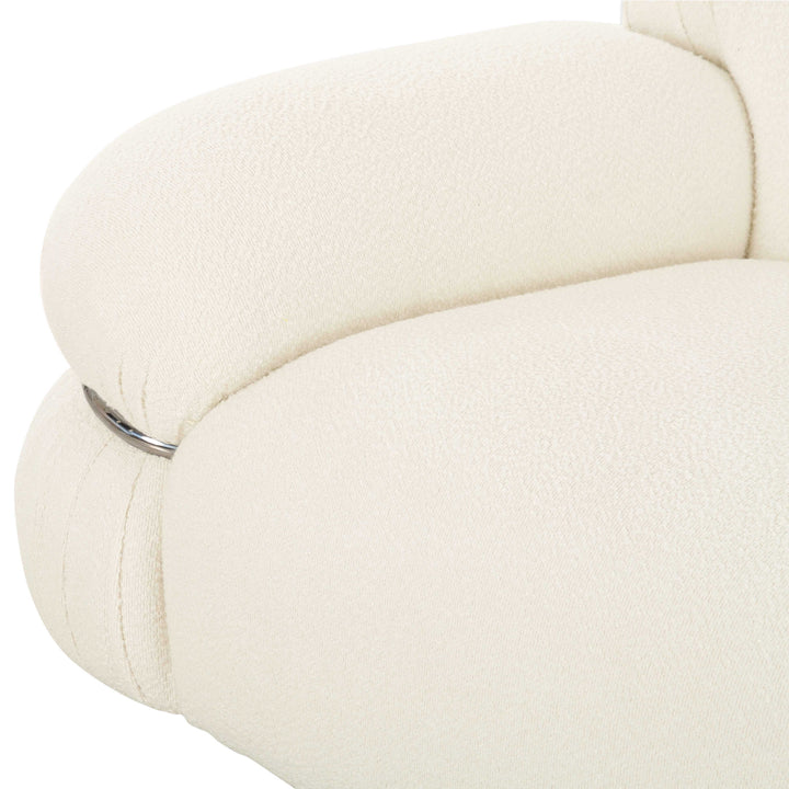 American Home Furniture | TOV Furniture - Leyla Cream Boucle Sofa