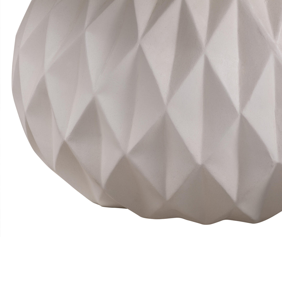 TOV Furniture Tulum Ivory Concrete Dining Table OUTDOOR DINING TABLES