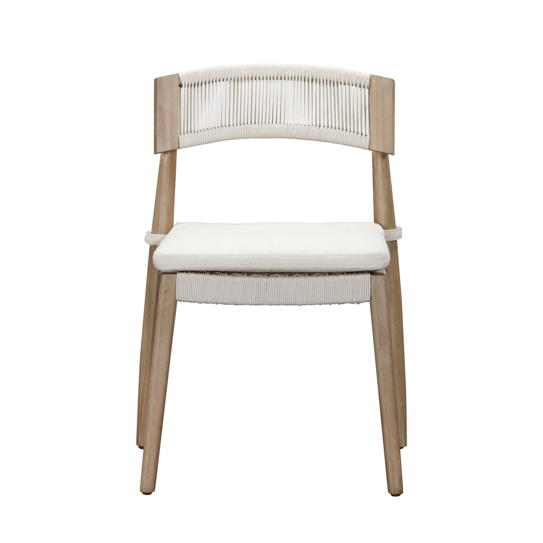 TOV Furniture Gata Cream Outdoor Dining Chair - Set of 2 OUTDOOR DINING CHAIRS