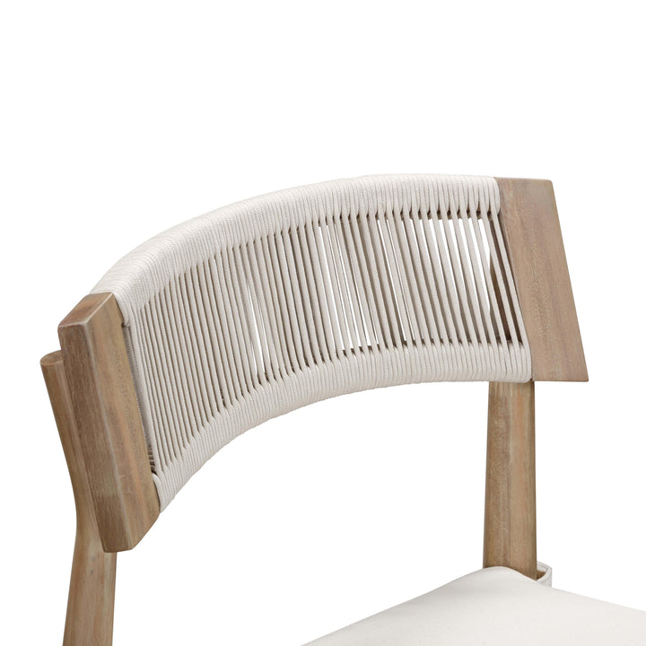 TOV Furniture Gata Cream Outdoor Dining Chair - Set of 2 OUTDOOR DINING CHAIRS