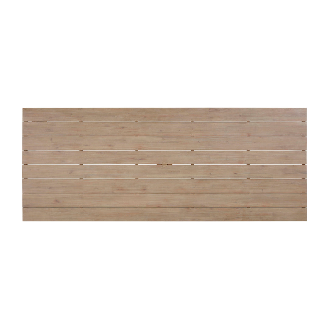 TOV Furniture Cassie Natural 108 Inch Rectangular Outdoor Dining Table OUTDOOR DINING TABLES