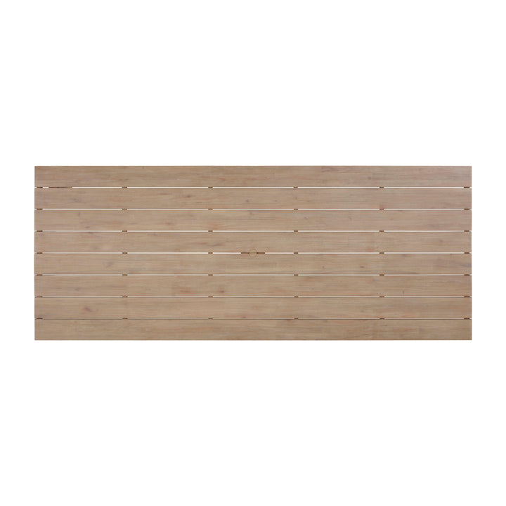 TOV Furniture Cassie Natural 108 Inch Rectangular Outdoor Dining Table OUTDOOR DINING TABLES