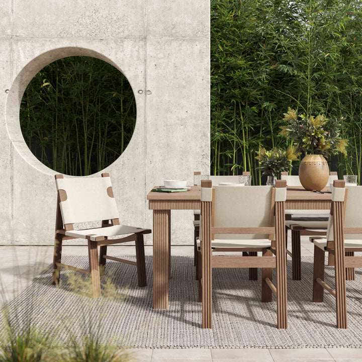 TOV Furniture Cassie Cream Outdoor Dining Chair - Set of 2 OUTDOOR DINING CHAIRS