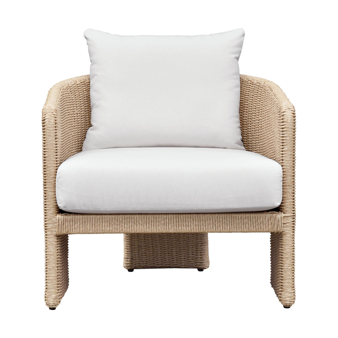 American Home Furniture | TOV Furniture - Alexa Cream Outdoor Armchair