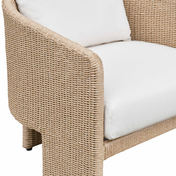 American Home Furniture | TOV Furniture - Alexa Cream Outdoor Armchair