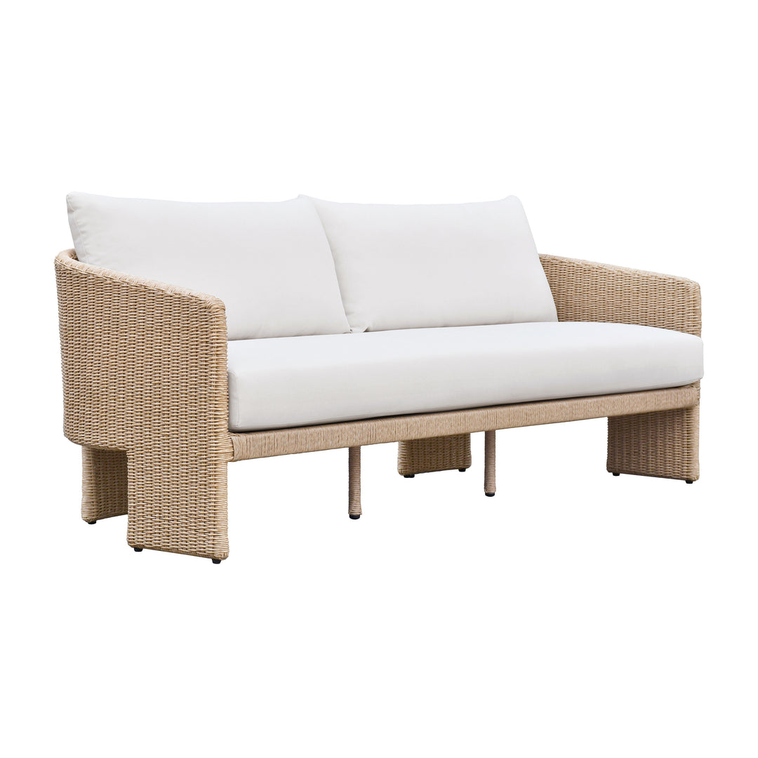 American Home Furniture | TOV Furniture - Alexa Cream Outdoor Sofa