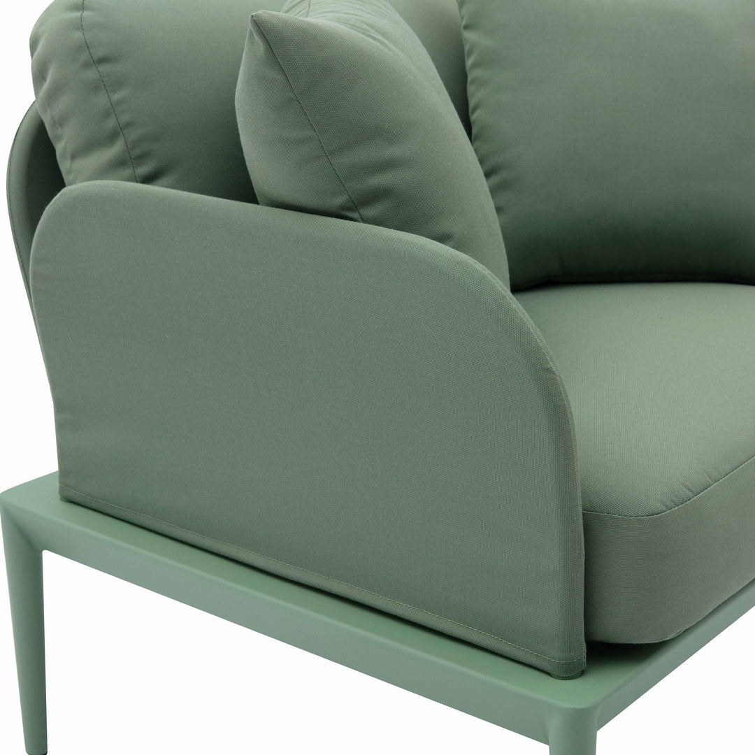 American Home Furniture | TOV Furniture - Kapri Moss Green Outdoor Armchair