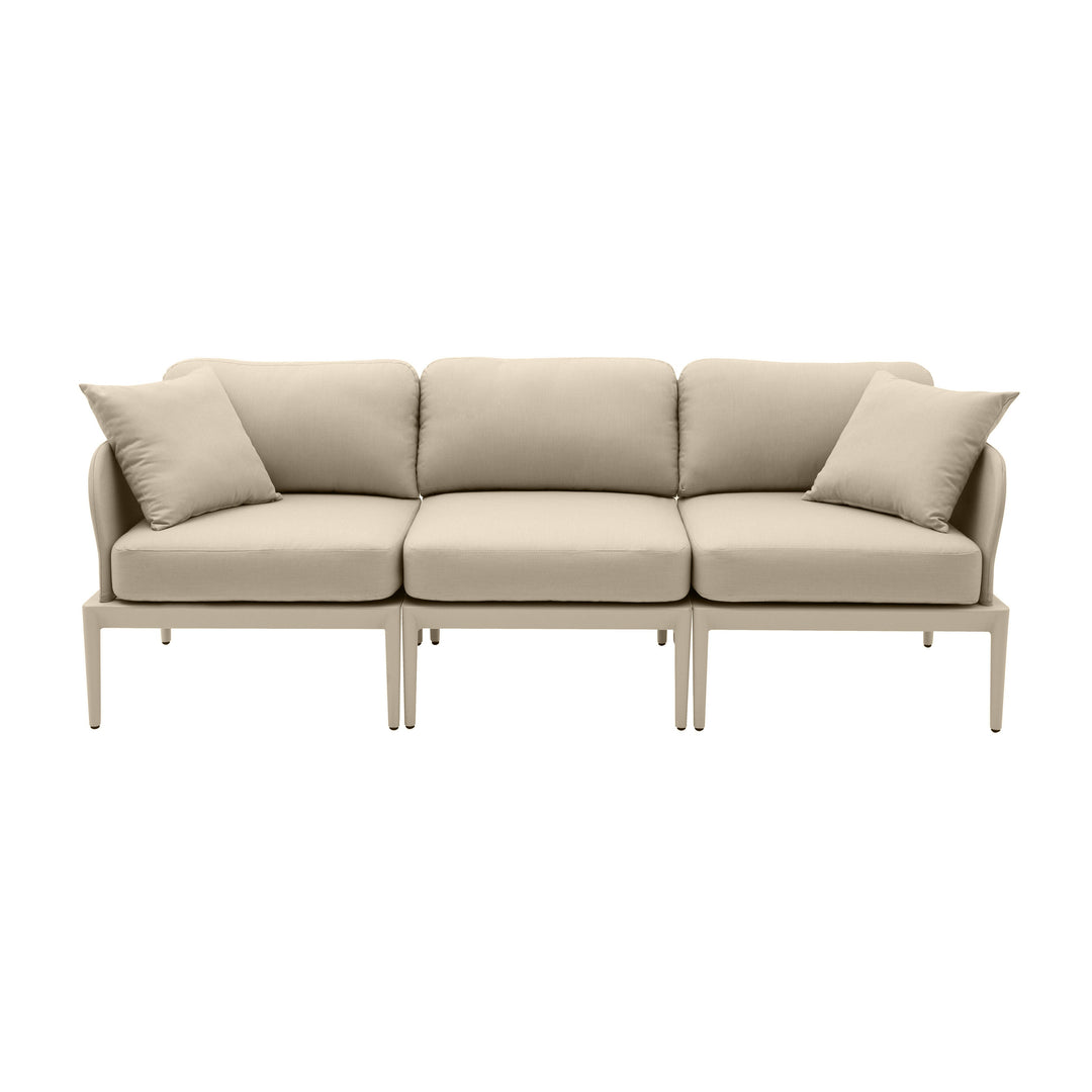 TOV Furniture Kapri Taupe Modular Outdoor Sofa OUTDOOR SOFAS + SECTIONALS