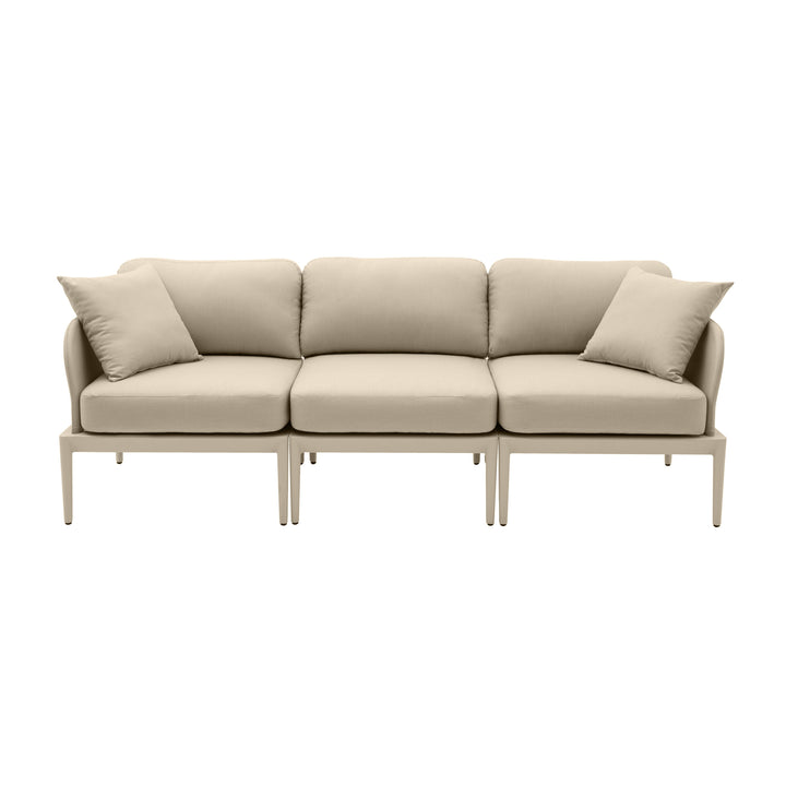 TOV Furniture Kapri Taupe Modular Outdoor Sofa OUTDOOR SOFAS + SECTIONALS