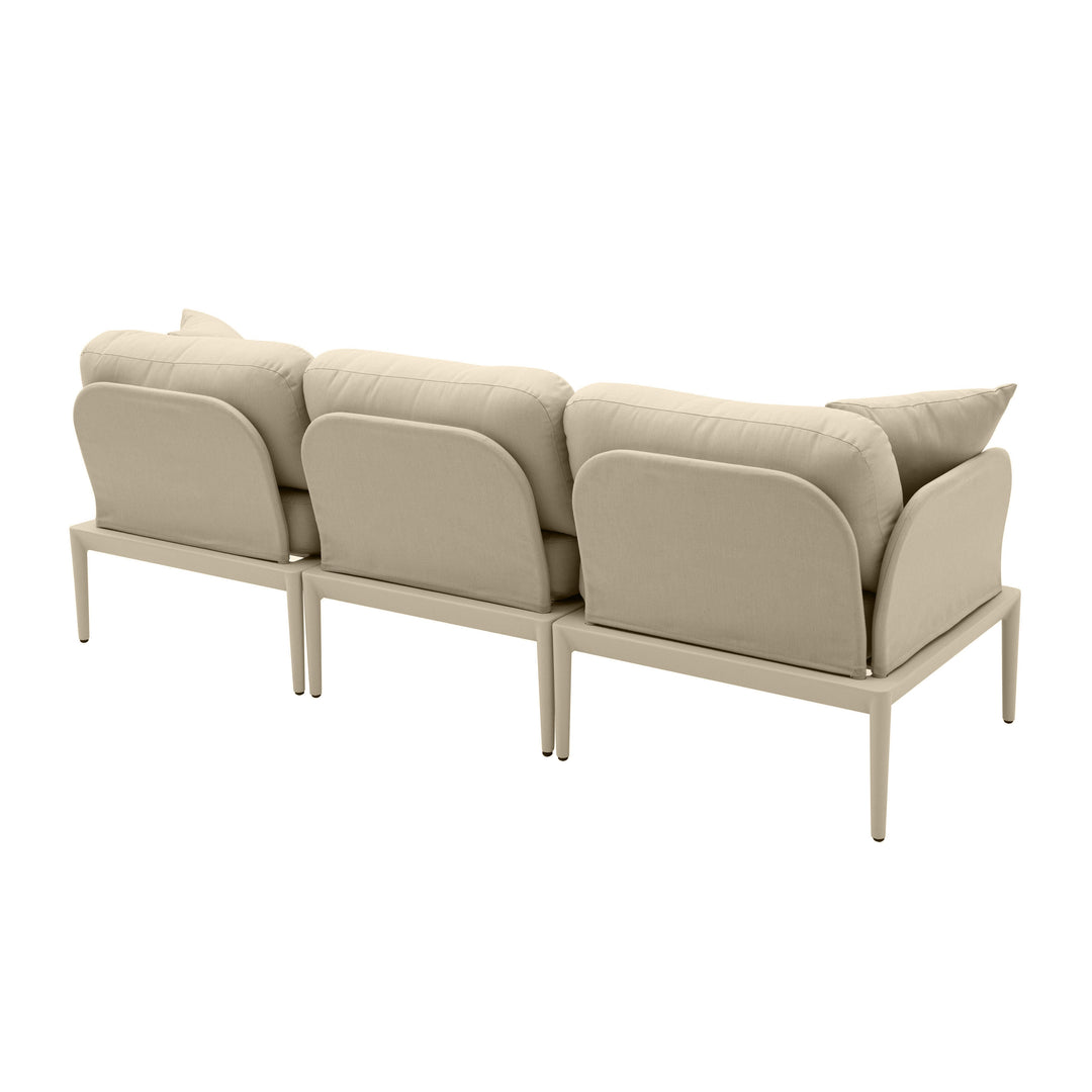 TOV Furniture Kapri Taupe Modular Outdoor Sofa OUTDOOR SOFAS + SECTIONALS