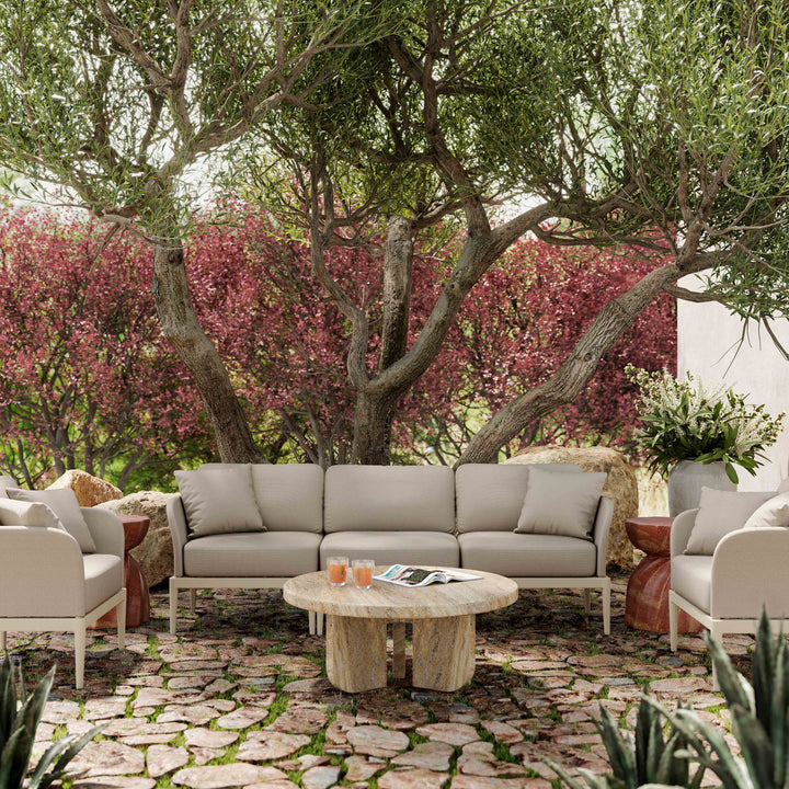 TOV Furniture Kapri Taupe Modular Outdoor Sofa OUTDOOR SOFAS + SECTIONALS