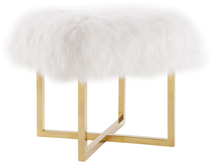 American Home Furniture | TOV Furniture - Nomo Sheepskin Bench