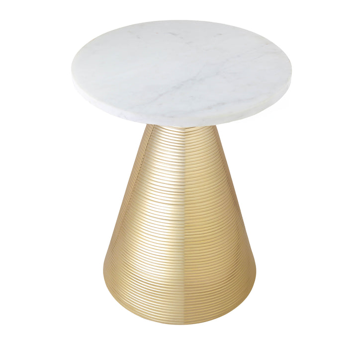 TOV Furniture Tempo Marble Side Table ACCENT TABLES