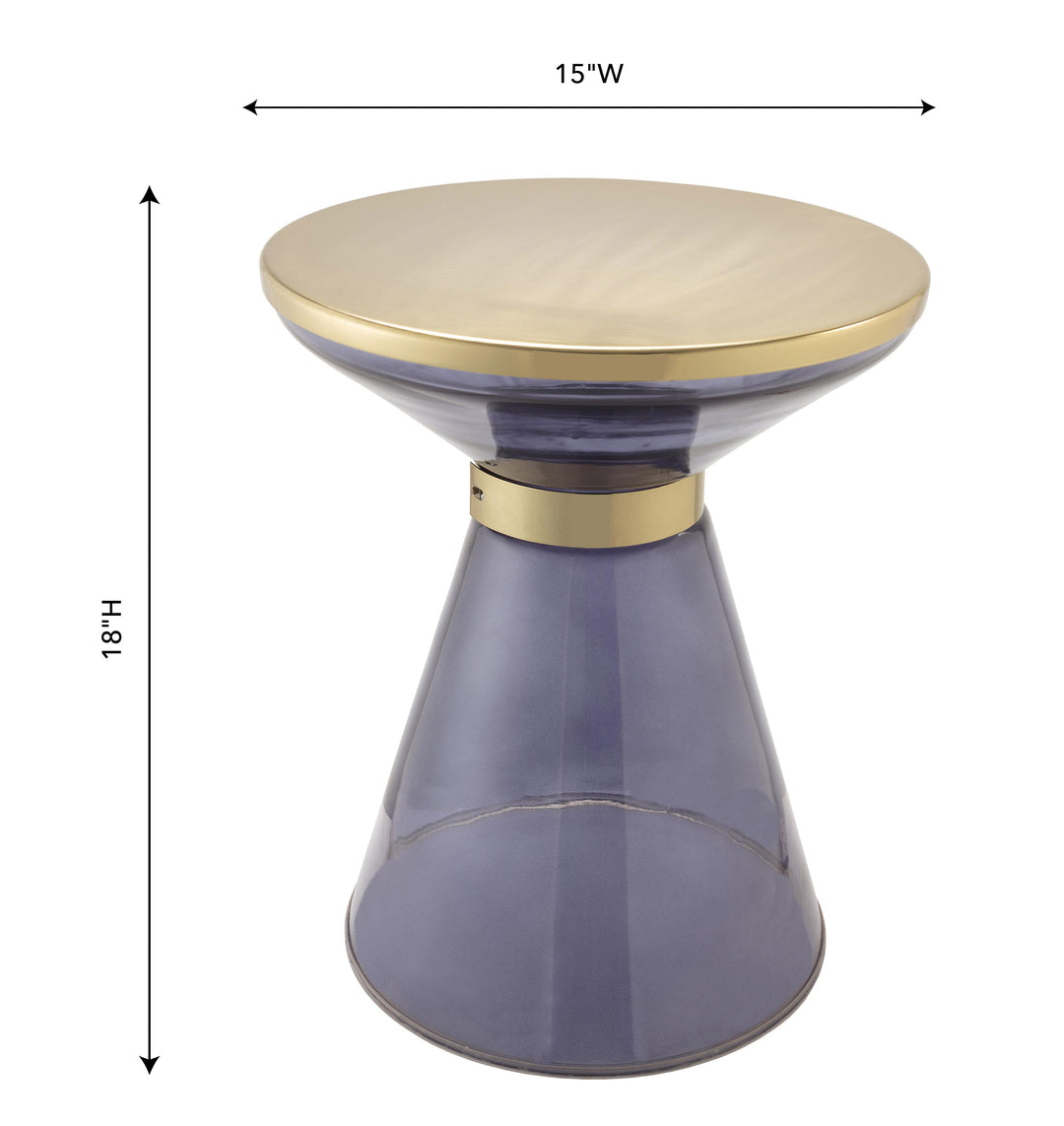 TOV Furniture Coral Side Table ACCENT TABLES