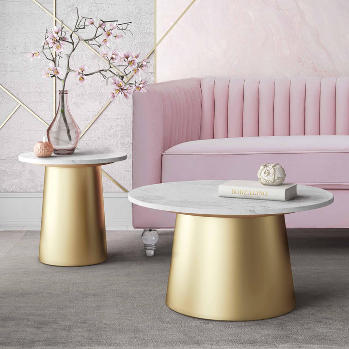 TOV Furniture Bleeker Marble Coffee Table COFFEE TABLES