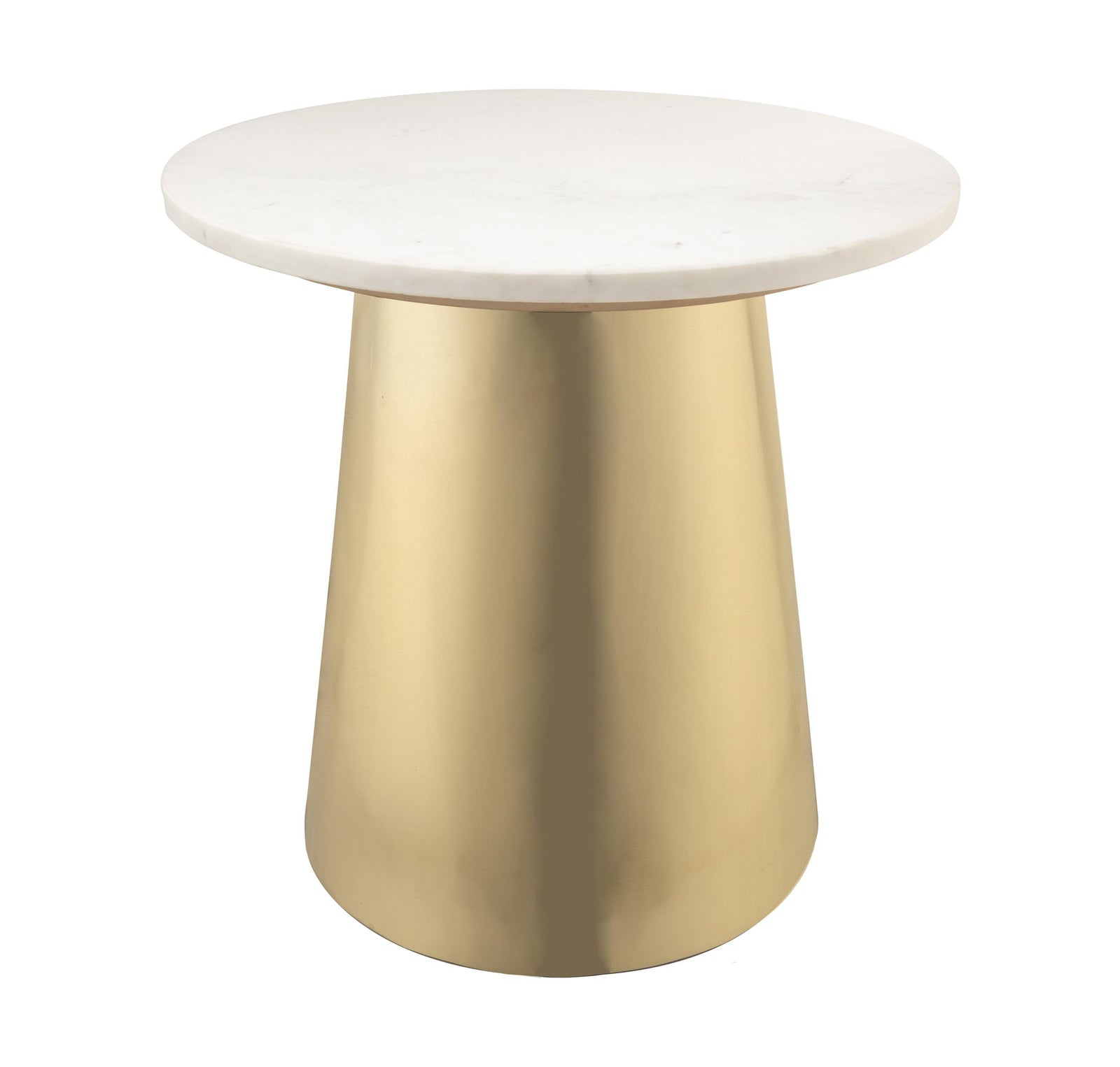 TOV Furniture Bleeker Marble Side Table ACCENT TABLES