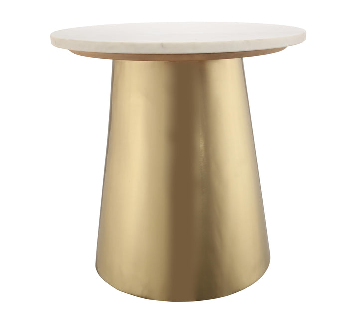 TOV Furniture Bleeker Marble Side Table ACCENT TABLES