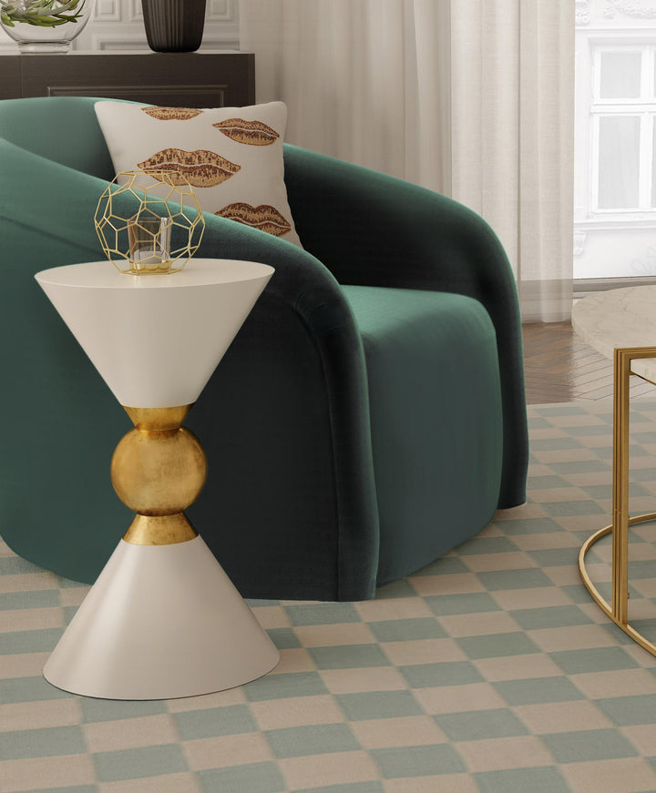 American Home Furniture | TOV Furniture - Balhi White Side Table