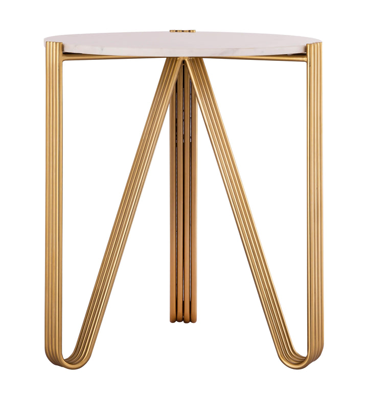 TOV Furniture Aya Marble Side Table ACCENT TABLES