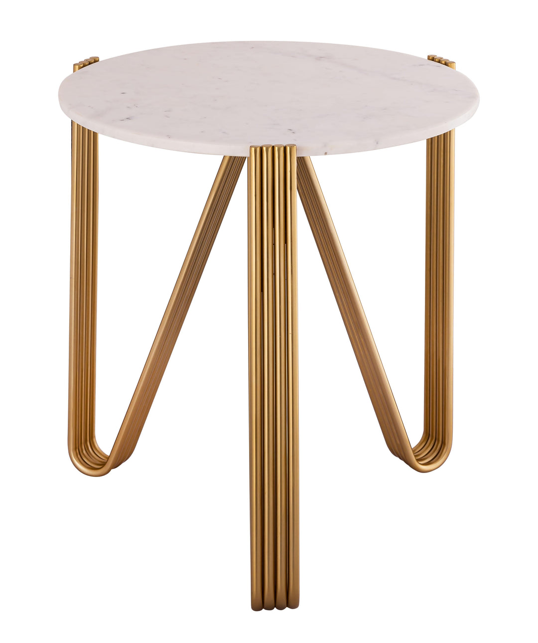 TOV Furniture Aya Marble Side Table ACCENT TABLES