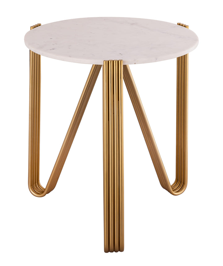 TOV Furniture Aya Marble Side Table ACCENT TABLES